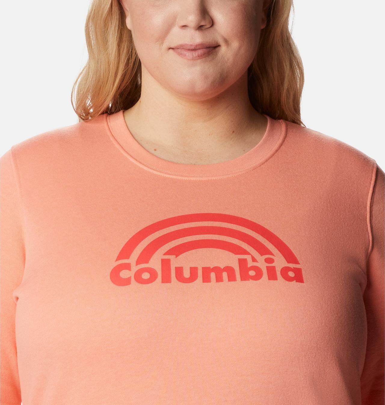 Women's Columbia Trek Graphic Crew Sweatshirt - Plus Size 4
