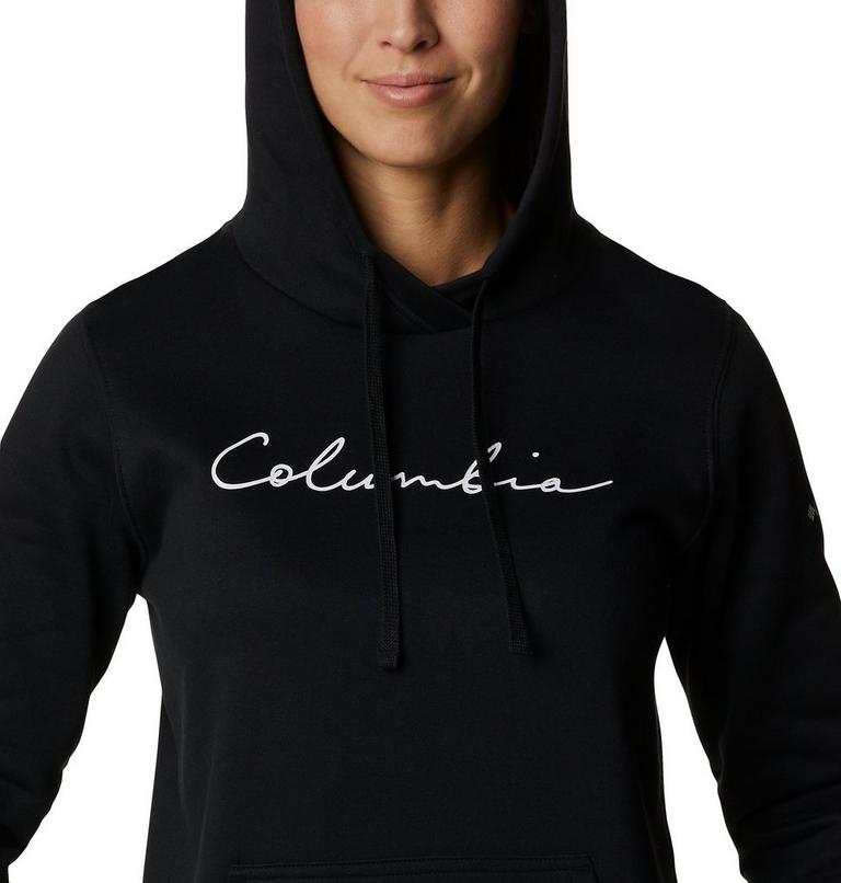 Columbia Trek Graphic Hoodie, Color: Black, Script Logo, image 4