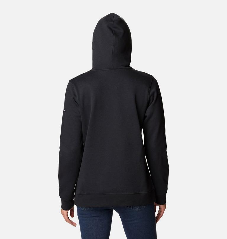 Columbia Trek Graphic Hoodie, Color: Black, White, image 2