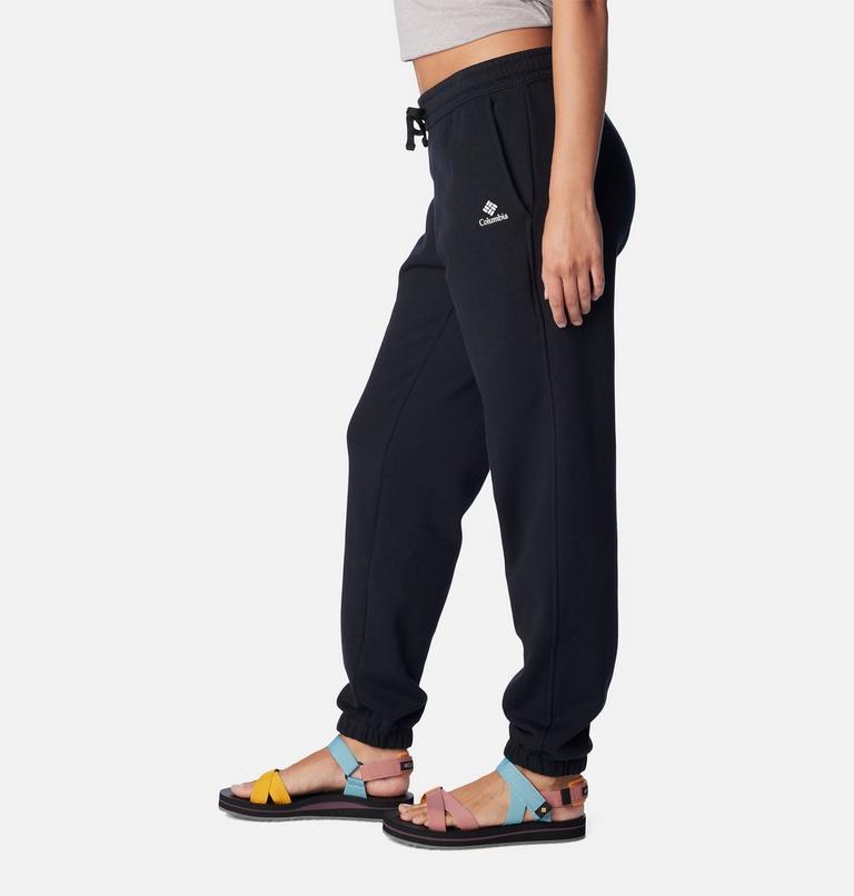 Women's Columbia Trek Joggers, Color: Black, White Logo, image 3