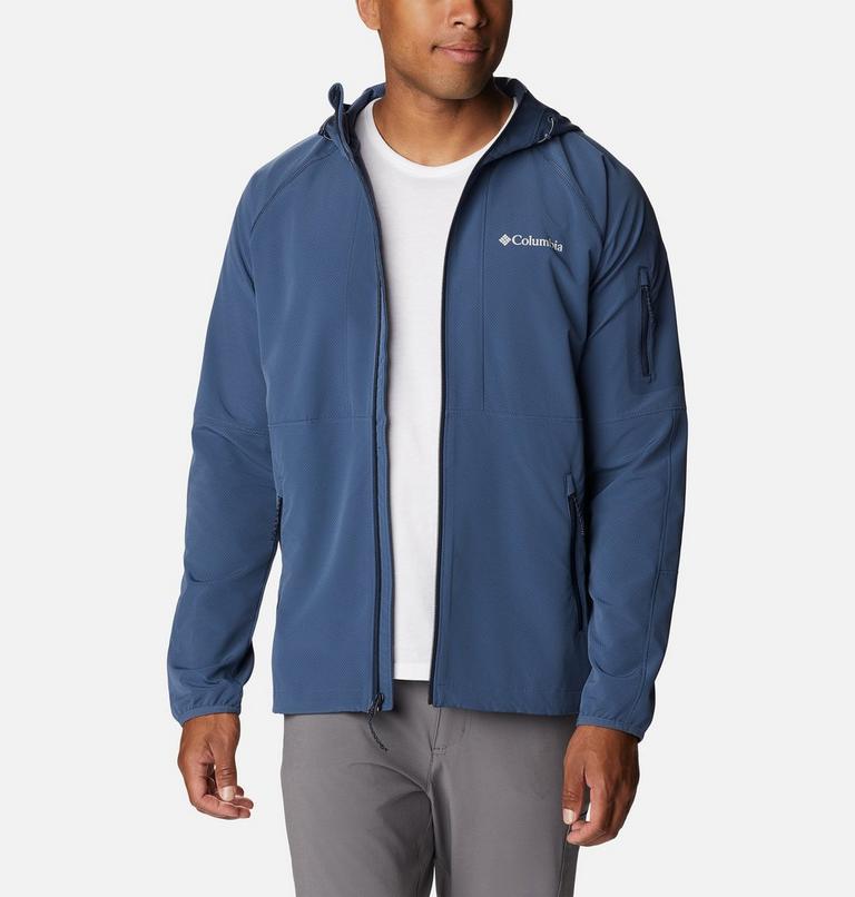 Men's Tall Heights Hooded Softshell Jacket, Color: Dark Mountain, image 7