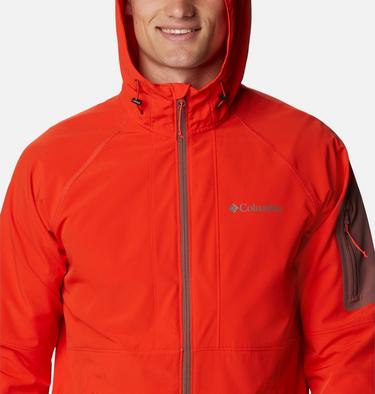 Men's Tall Heights Hooded Softshell Jacket, Color: Spicy, image 4