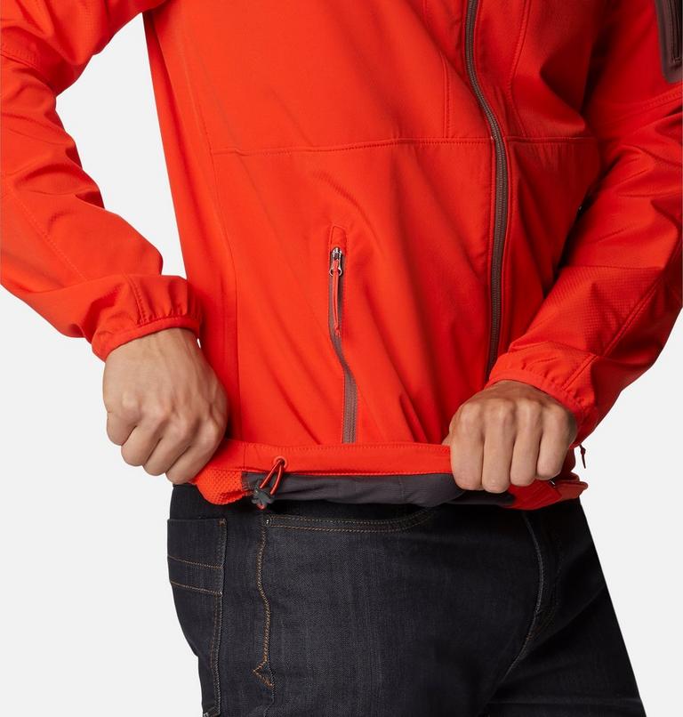 Men's Tall Heights Hooded Softshell Jacket, Color: Spicy, image 6