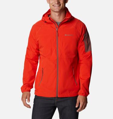 Men's Tall Heights Hooded Softshell Jacket, Color: Spicy, image 1