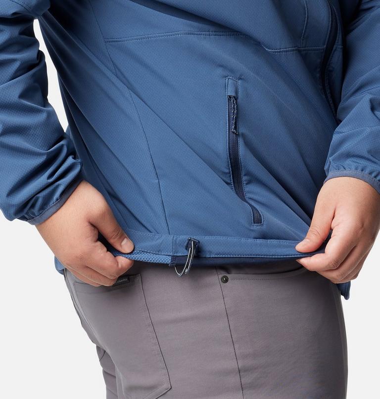 Men’s Tall Heights Hooded Softshell - Extended Size, Color: Dark Mountain, image 6