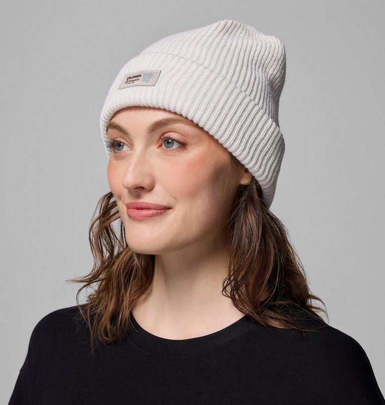 Unisex Lost Lager Recycled Beanie, Color: Sea Salt, Rose City, image 5