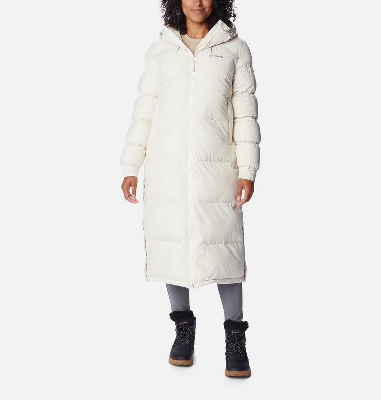Women's Pike Lake Insulated Hooded Long Puffer Jacket, Color: Chalk, image 1