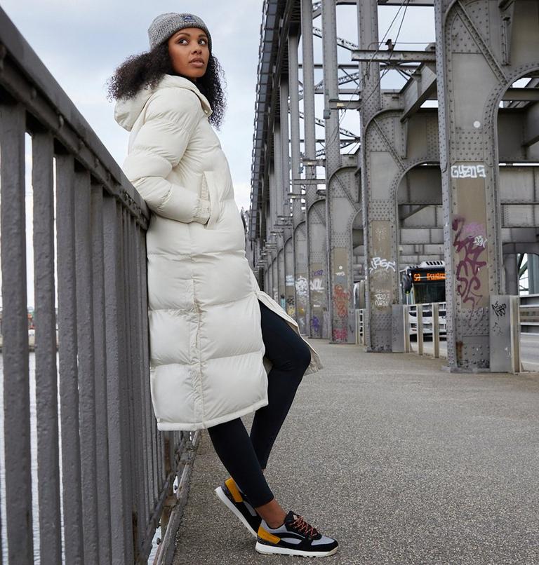 Women's Pike Lake Insulated Hooded Long Puffer Jacket, Color: Chalk, image 9