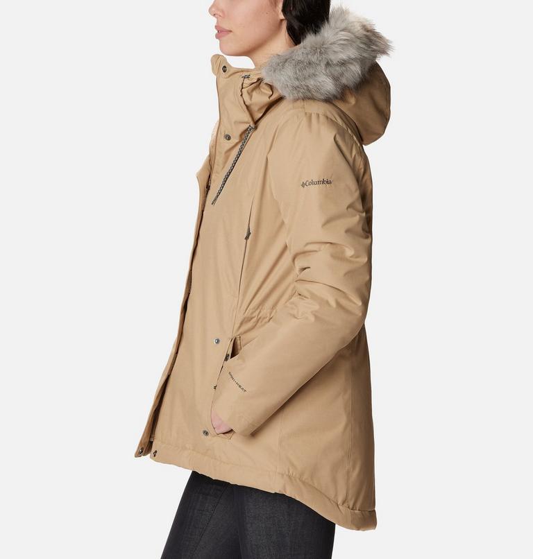 Women's Suttle Mountain II Insulated Waterproof Parka, Color: Beach, image 3