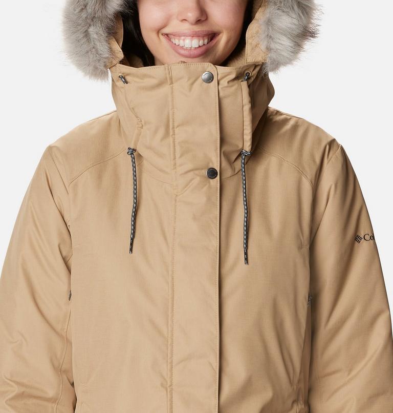 Women's Suttle Mountain II Insulated Waterproof Parka, Color: Beach, image 4