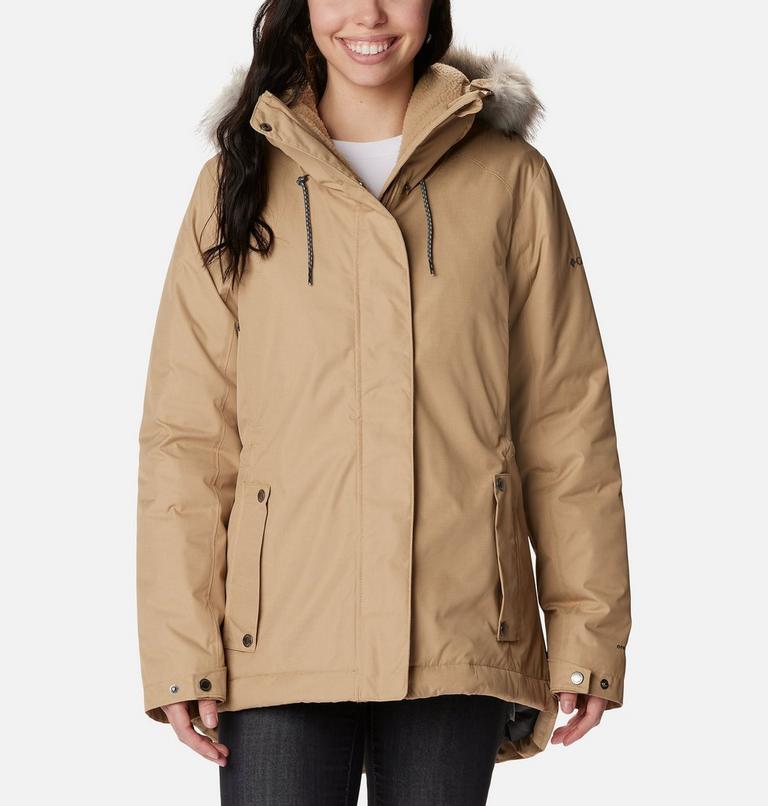 Women's Suttle Mountain II Insulated Waterproof Parka, Color: Beach, image 1