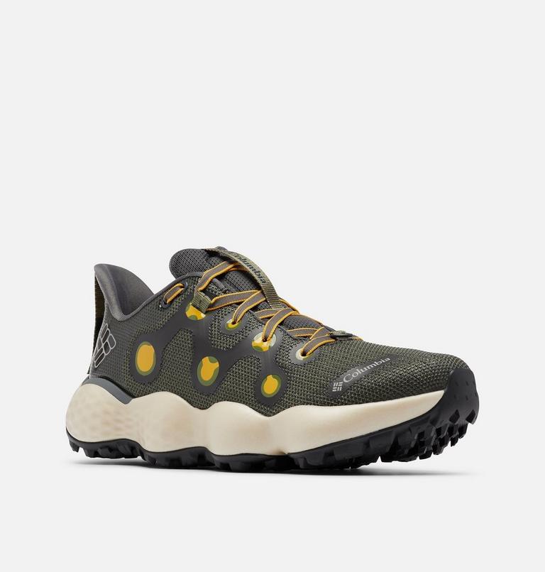 Men’s Escape Thrive Ultra Hiking Shoe, Color: Mosstone, Golden Yellow, image 2