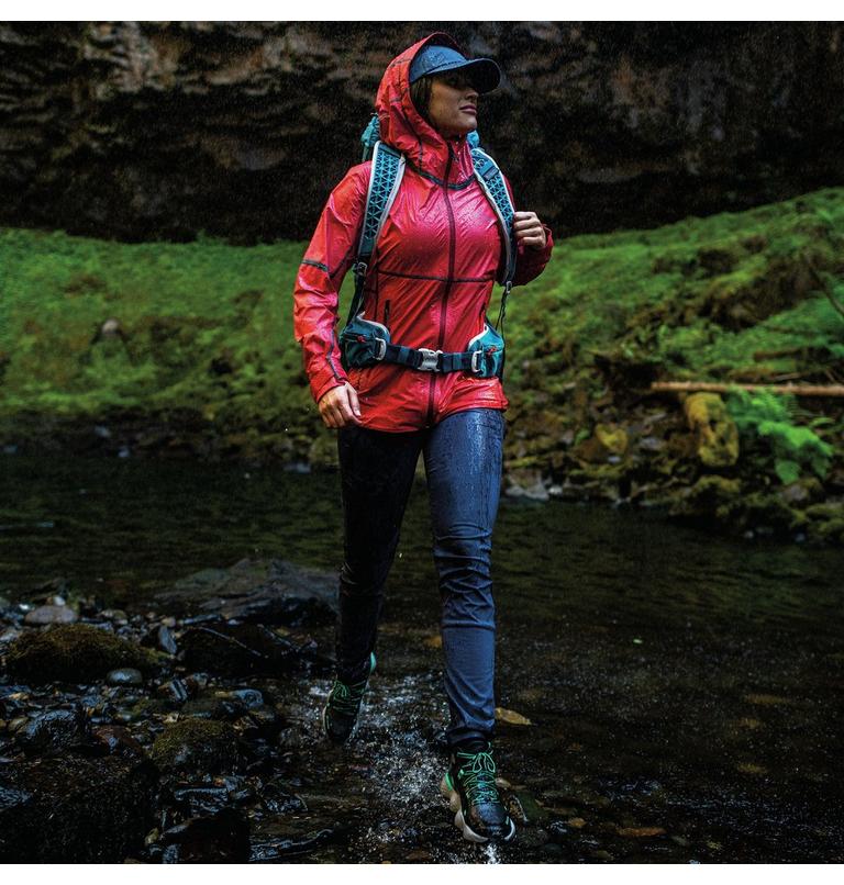 Women&rsquo;s Escape Thrive Endure Waterproof Hiking Shoe, Color: Black, Electric Turquoise, image 10