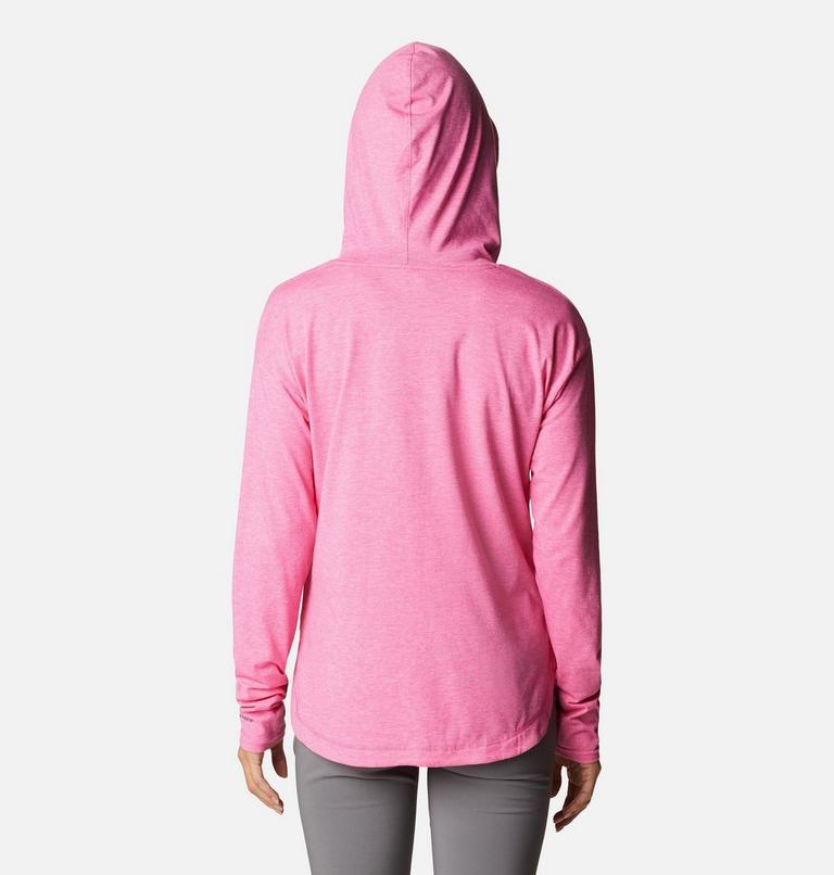Women's Sun Trek Hoodie, Color: Wild Geranium Heather, image 2