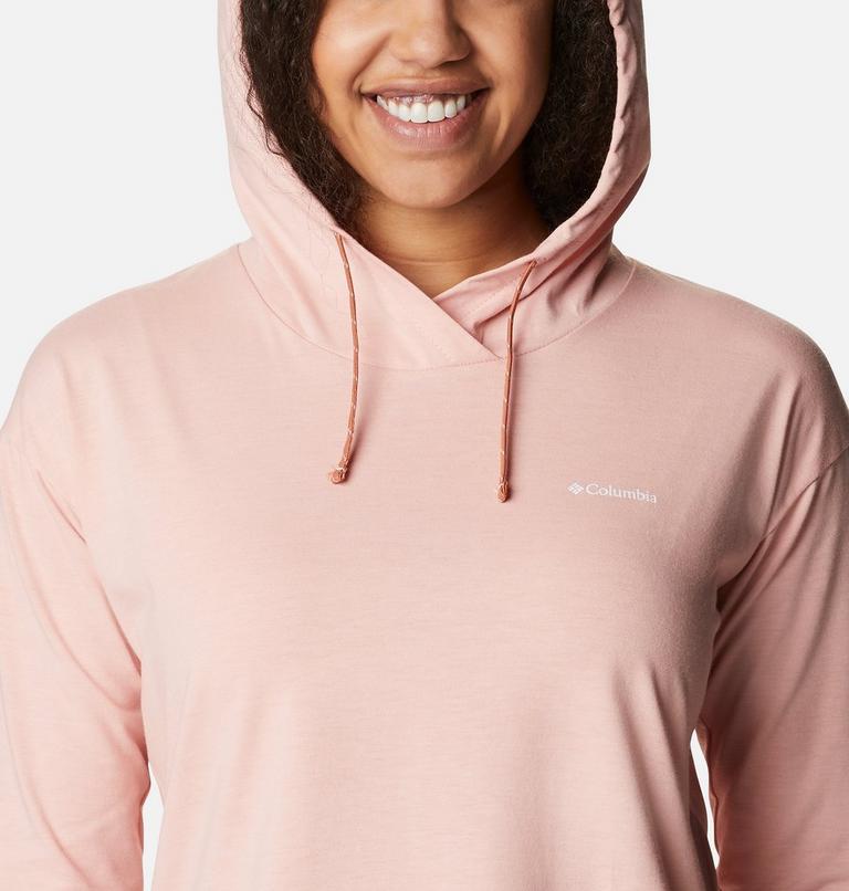 Women's Sun Trek Hoodie, Color: Faux Pink, image 4