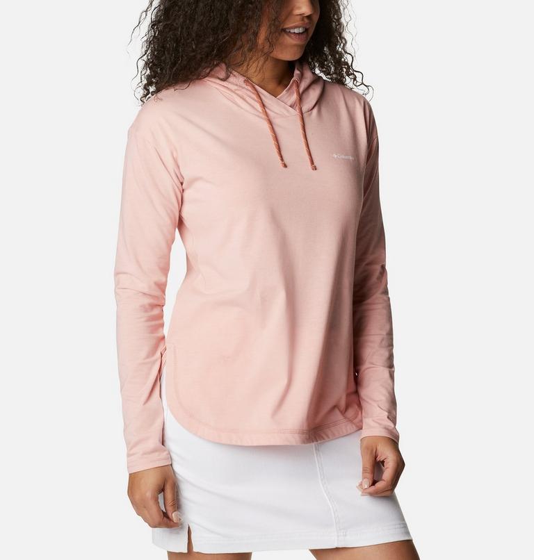 Women's Sun Trek Hoodie, Color: Faux Pink, image 5