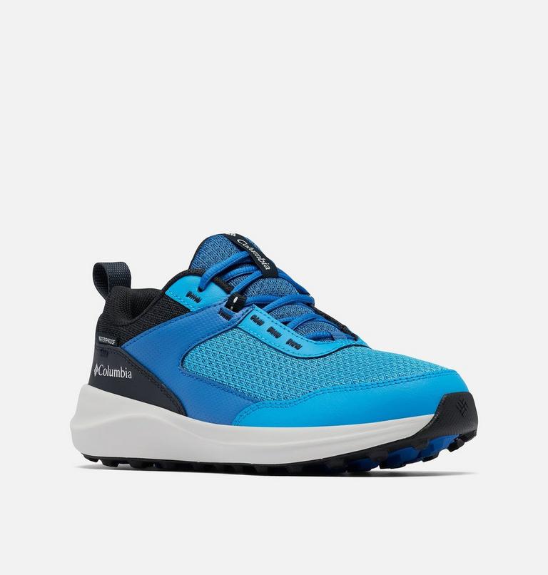 Youth Hatana Waterproof Multi-Sport Shoe, Color: Compass Blue, Silver Grey, image 2