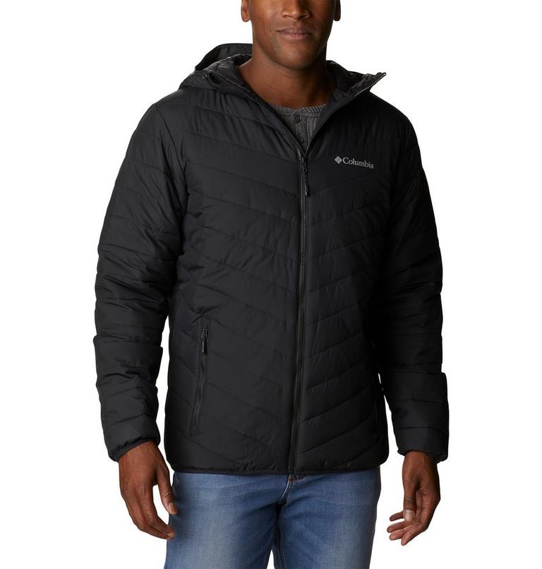 Men's Eddie Gorge Hooded Insulated Jacket, Color: Black, image 1