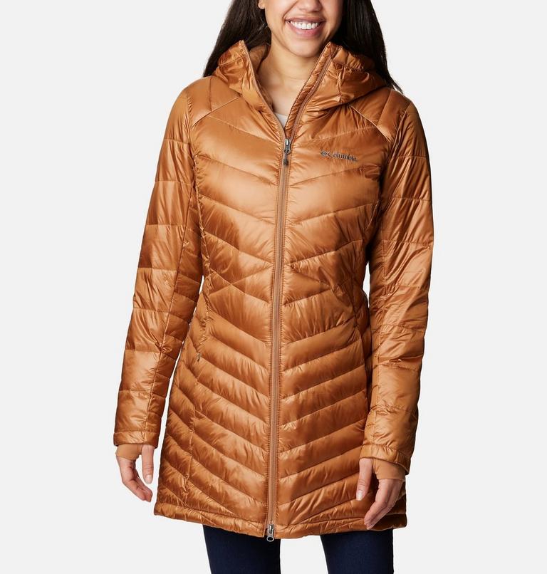 Joy Peak Mid Jacket | 224 | M, Color: Camel Brown, image 1