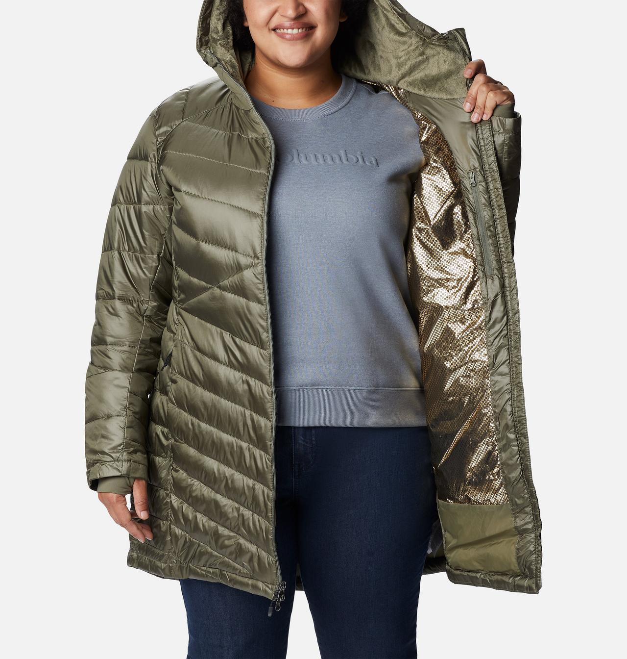Women's Joy Peak™ Mid Insulated Hooded Jacket - Plus Size 5
