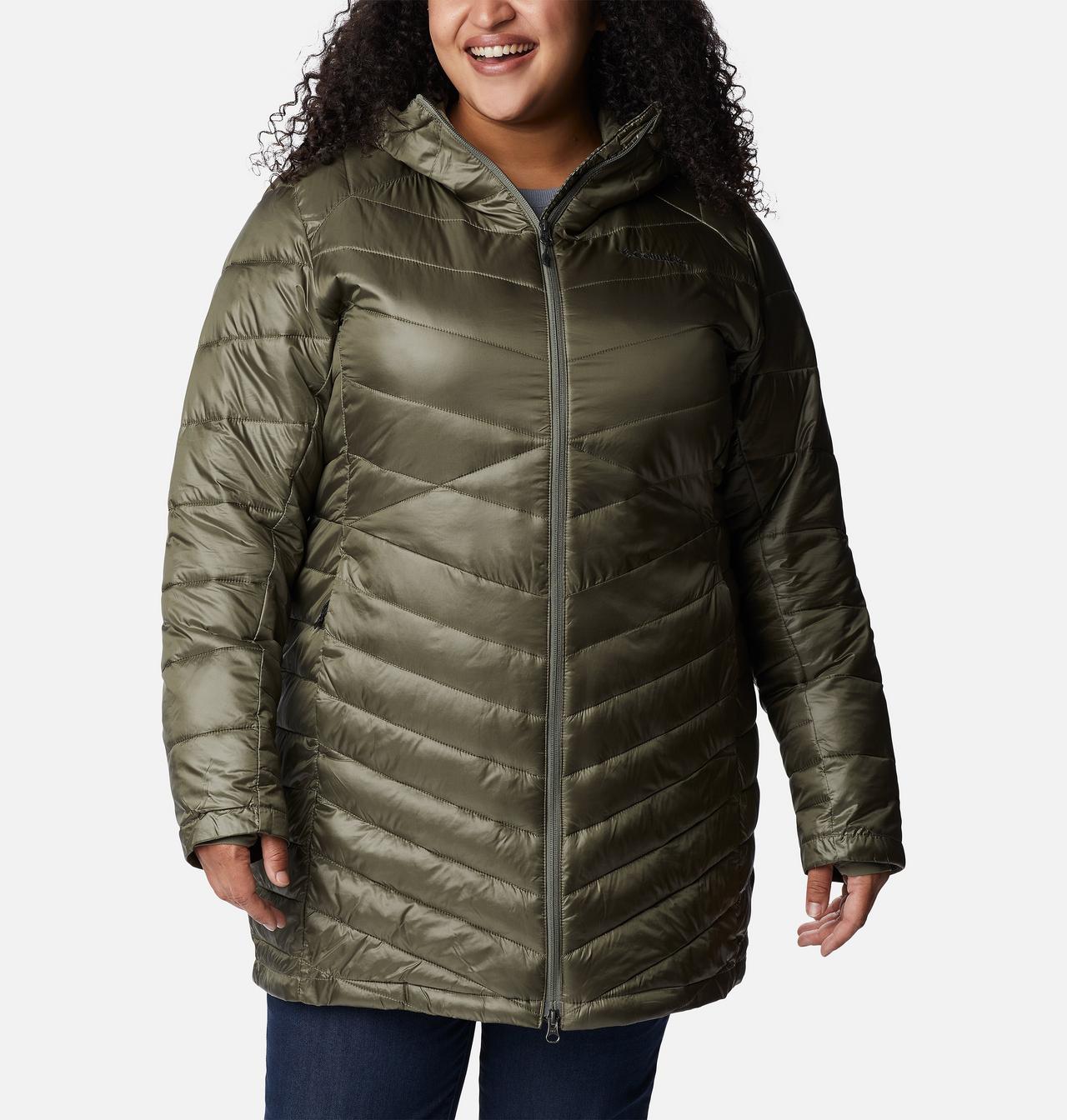 Women's Joy Peak™ Mid Insulated Hooded Jacket - Plus Size 1