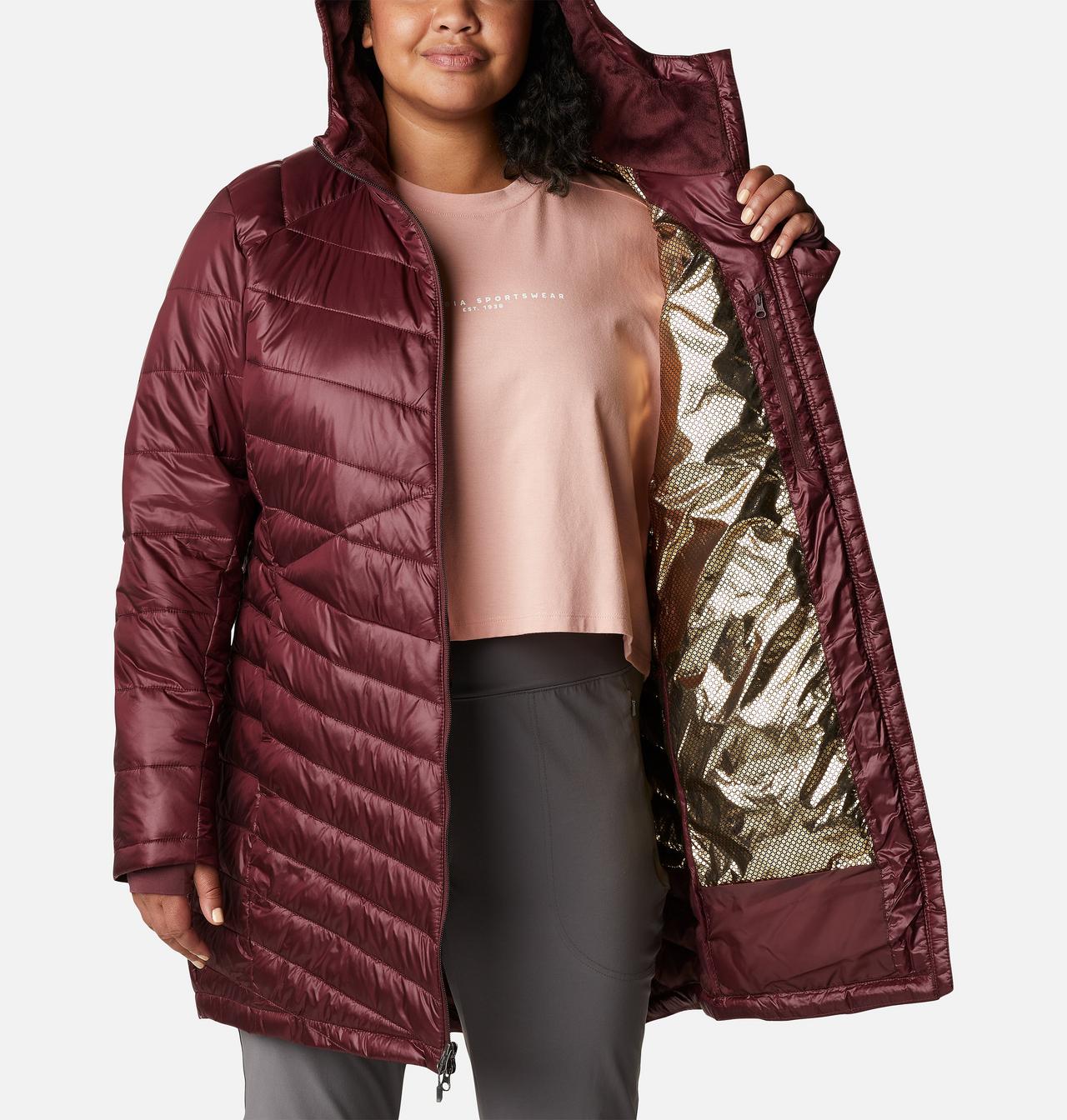 Women's Joy Peak™ Mid Insulated Hooded Jacket - Plus Size 5