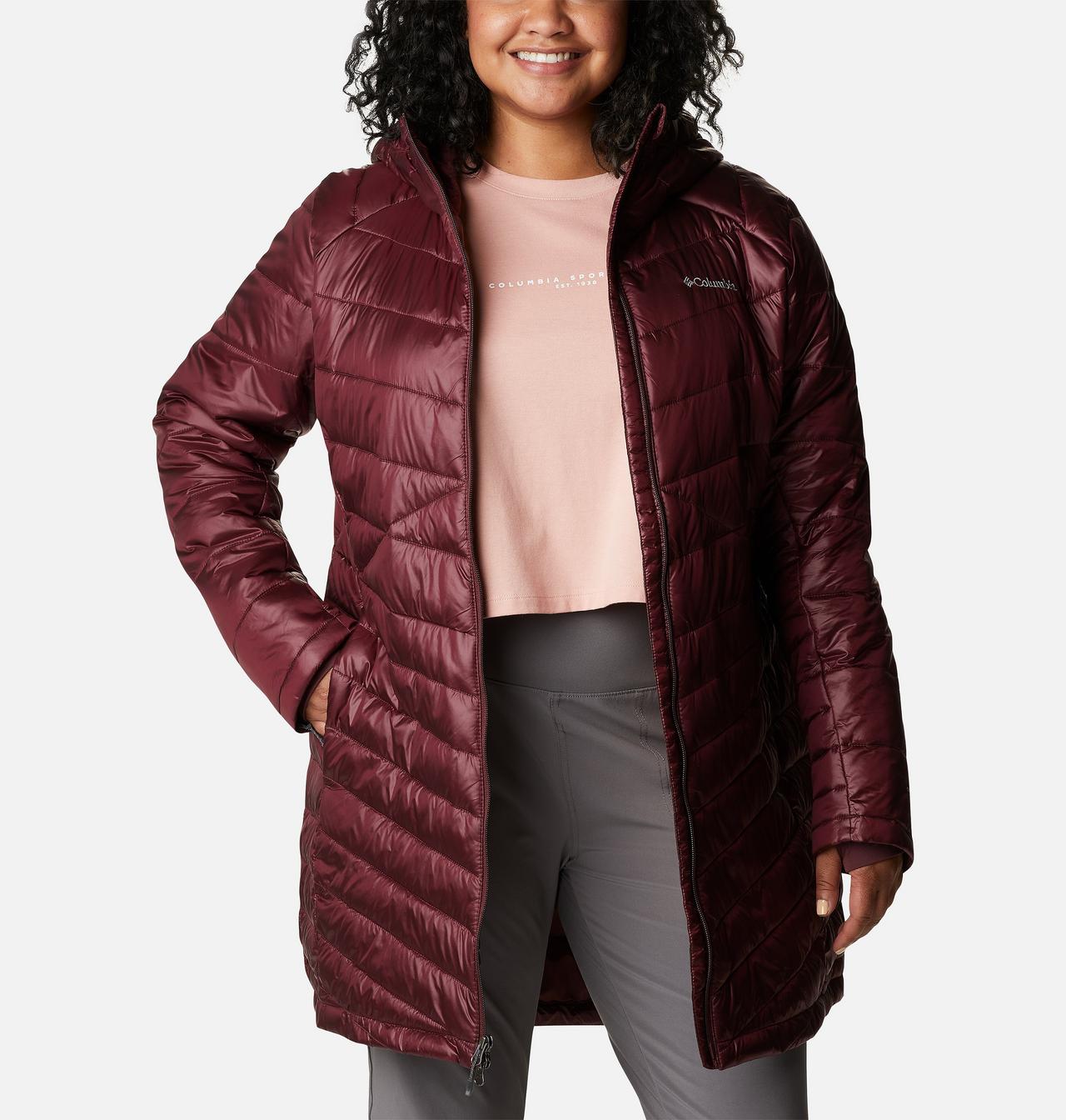 Women's Joy Peak™ Mid Insulated Hooded Jacket - Plus Size 8