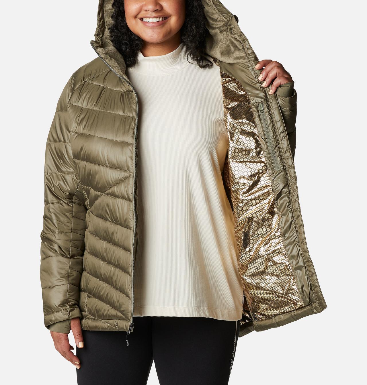 Women's Joy Peak™ Insulated Hooded Jacket - Plus Size 5