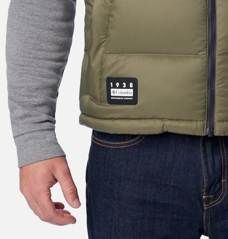 Bulo Point II Down Vest | 397 | L, Color: Stone Green, Shark, image 7