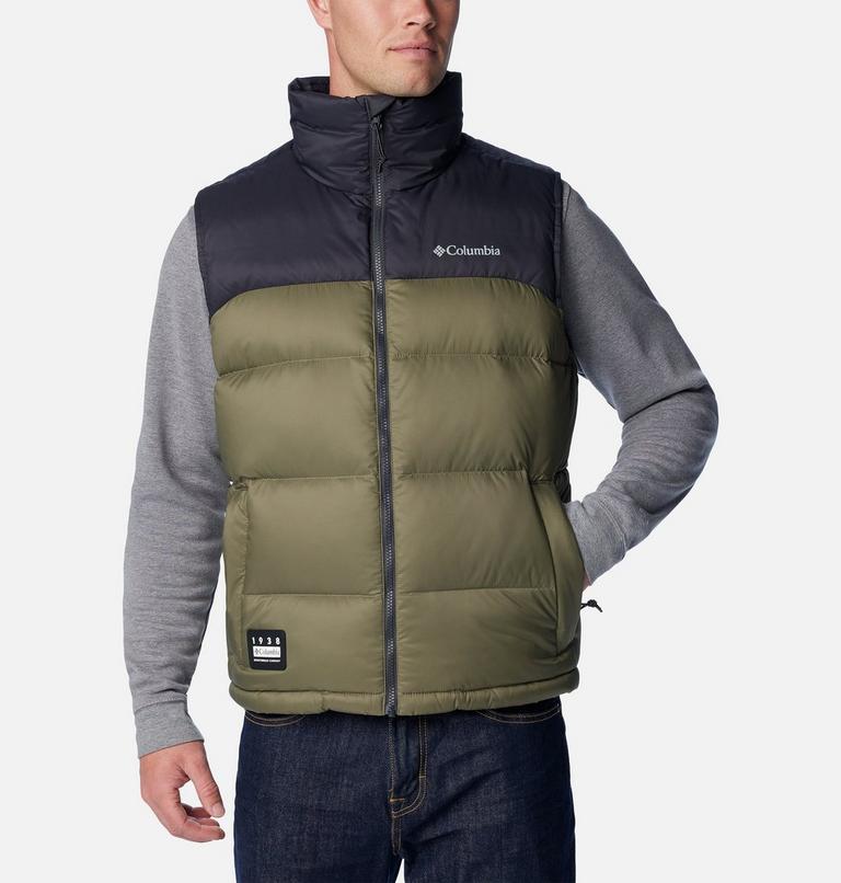 Bulo Point II Down Vest | 397 | L, Color: Stone Green, Shark, image 1