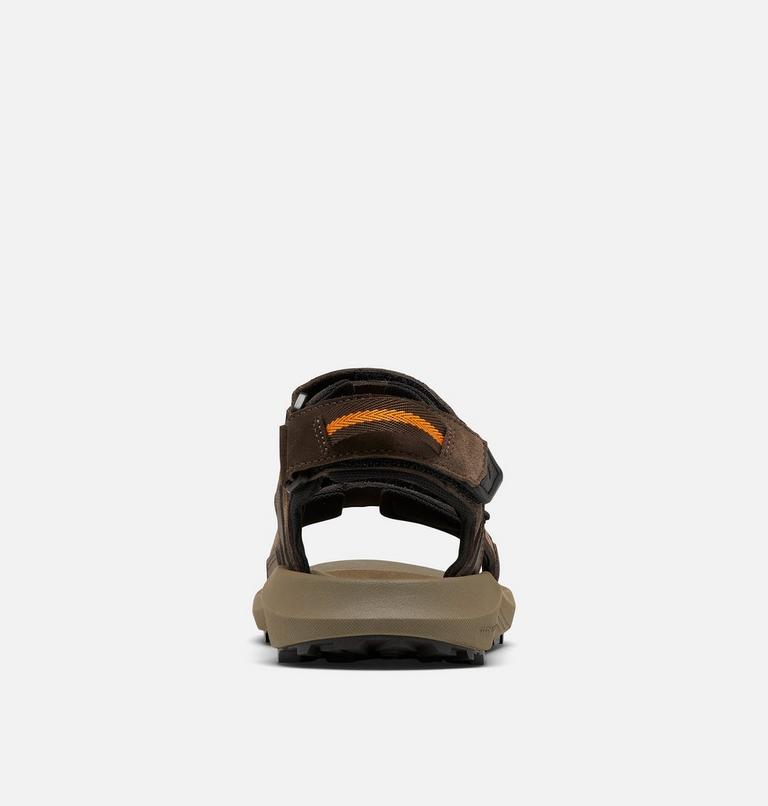 Men’s Trailstorm Hiker 3 Strap Sandal, Color: Cordovan, Gold Amber, image 8
