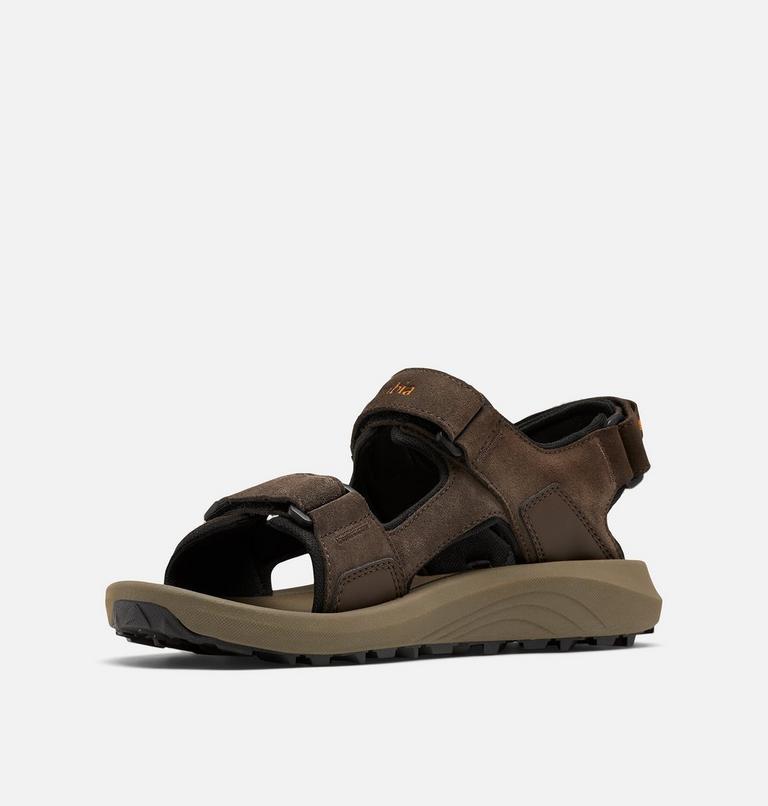 Men’s Trailstorm Hiker 3 Strap Sandal, Color: Cordovan, Gold Amber, image 6