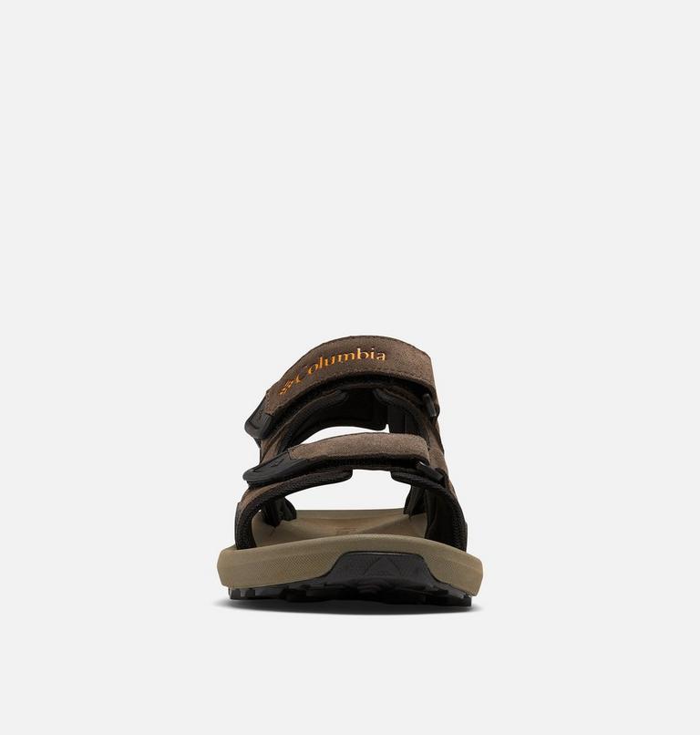 Men’s Trailstorm Hiker 3 Strap Sandal, Color: Cordovan, Gold Amber, image 7