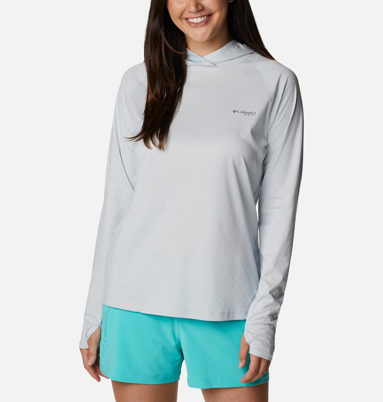 Women's PFG Tidal Deflector Ice™ Long Sleeve Hoodie 1