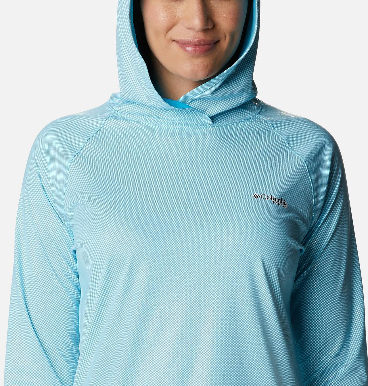 Women's PFG Tidal Deflector Ice™ Long Sleeve Hoodie 4