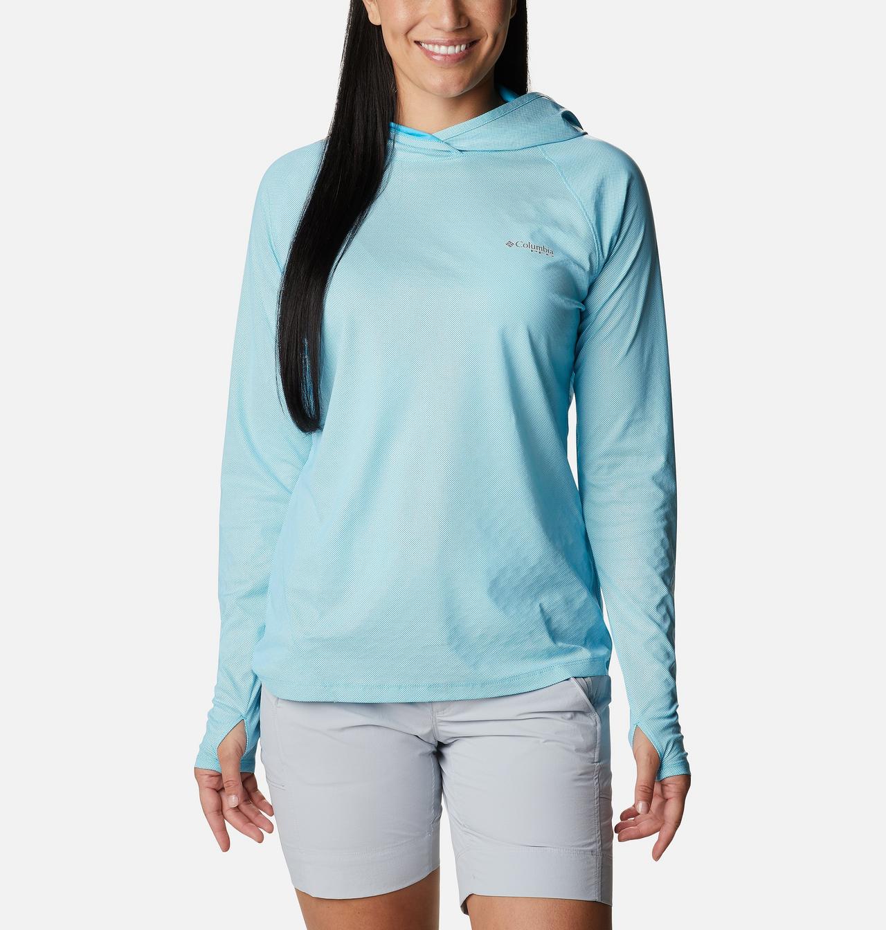 Women's PFG Tidal Deflector Ice™ Long Sleeve Hoodie 1