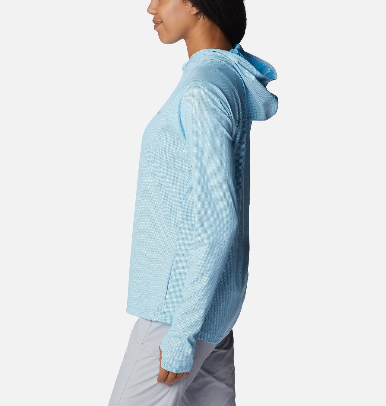 Chandail manches longues à capuchon PFG Tidal Deflector Ice™ Femme 3