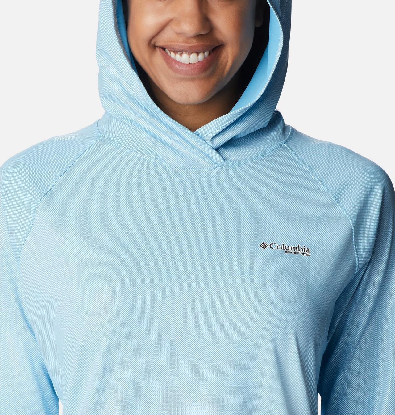 Chandail manches longues à capuchon PFG Tidal Deflector Ice™ Femme 4