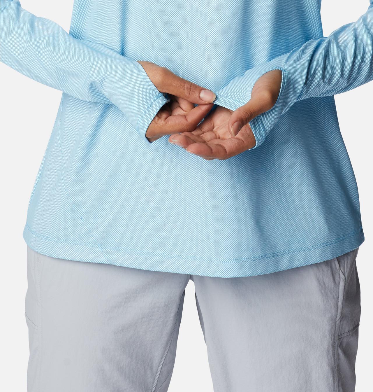 Chandail manches longues à capuchon PFG Tidal Deflector Ice™ Femme 5