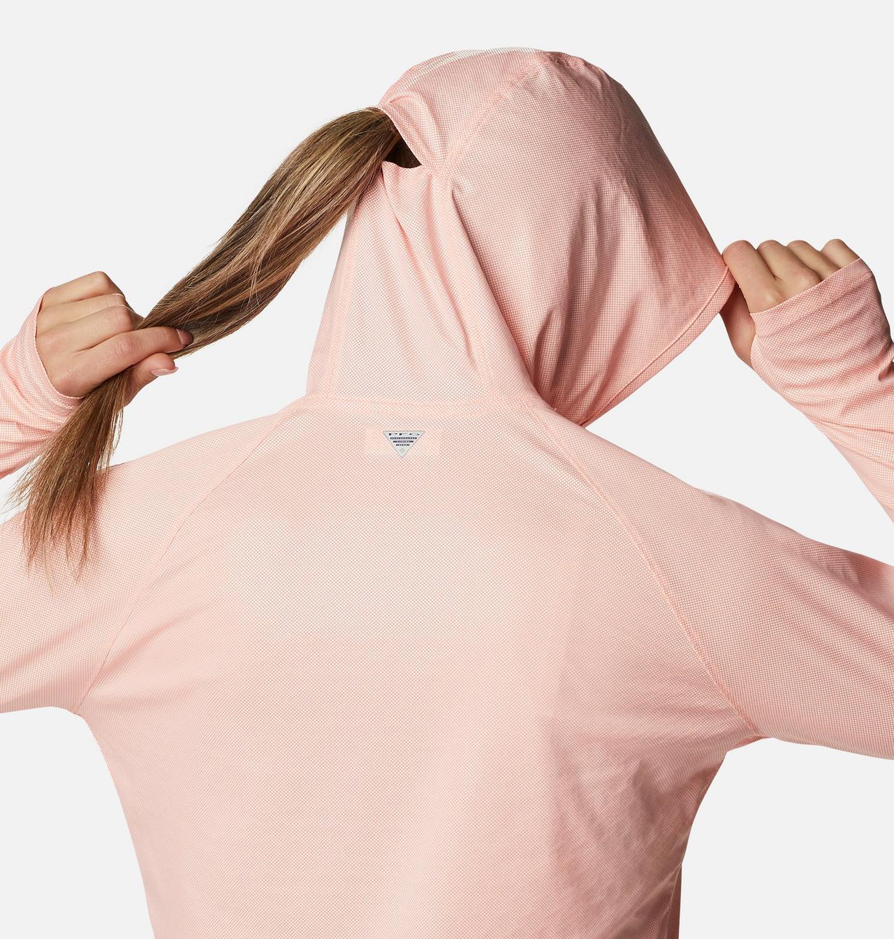 Chandail manches longues à capuchon PFG Tidal Deflector Ice™ Femme 5