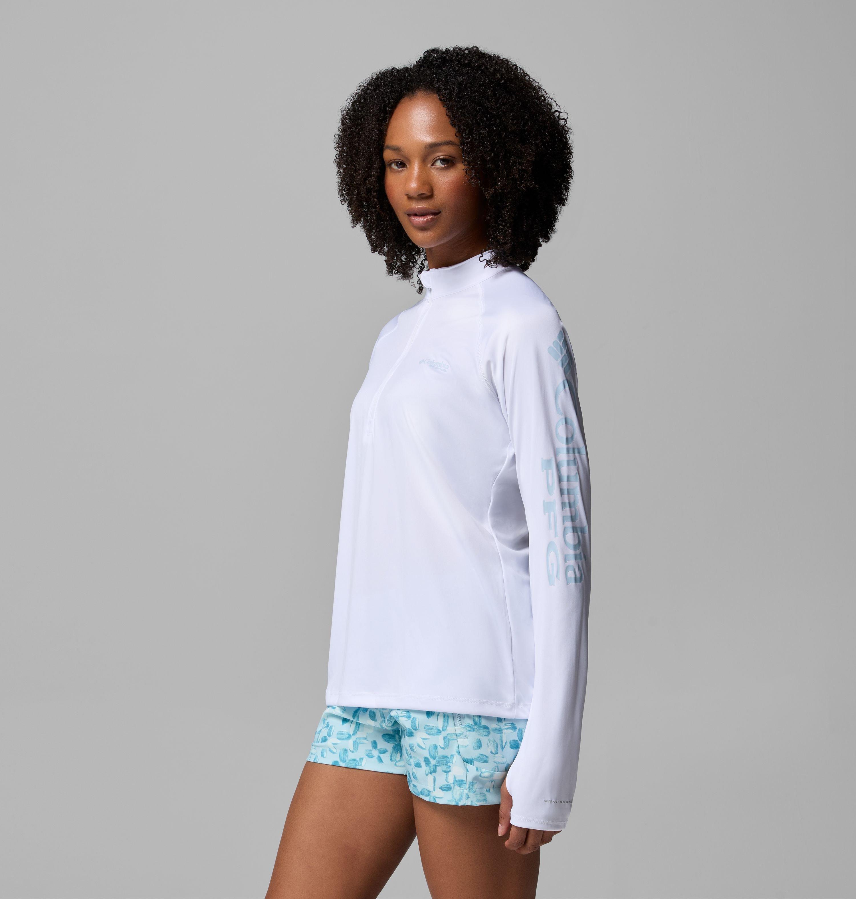 Women's PFG Tidal Tee Quarter Zip Long Sleeve Shirt 4