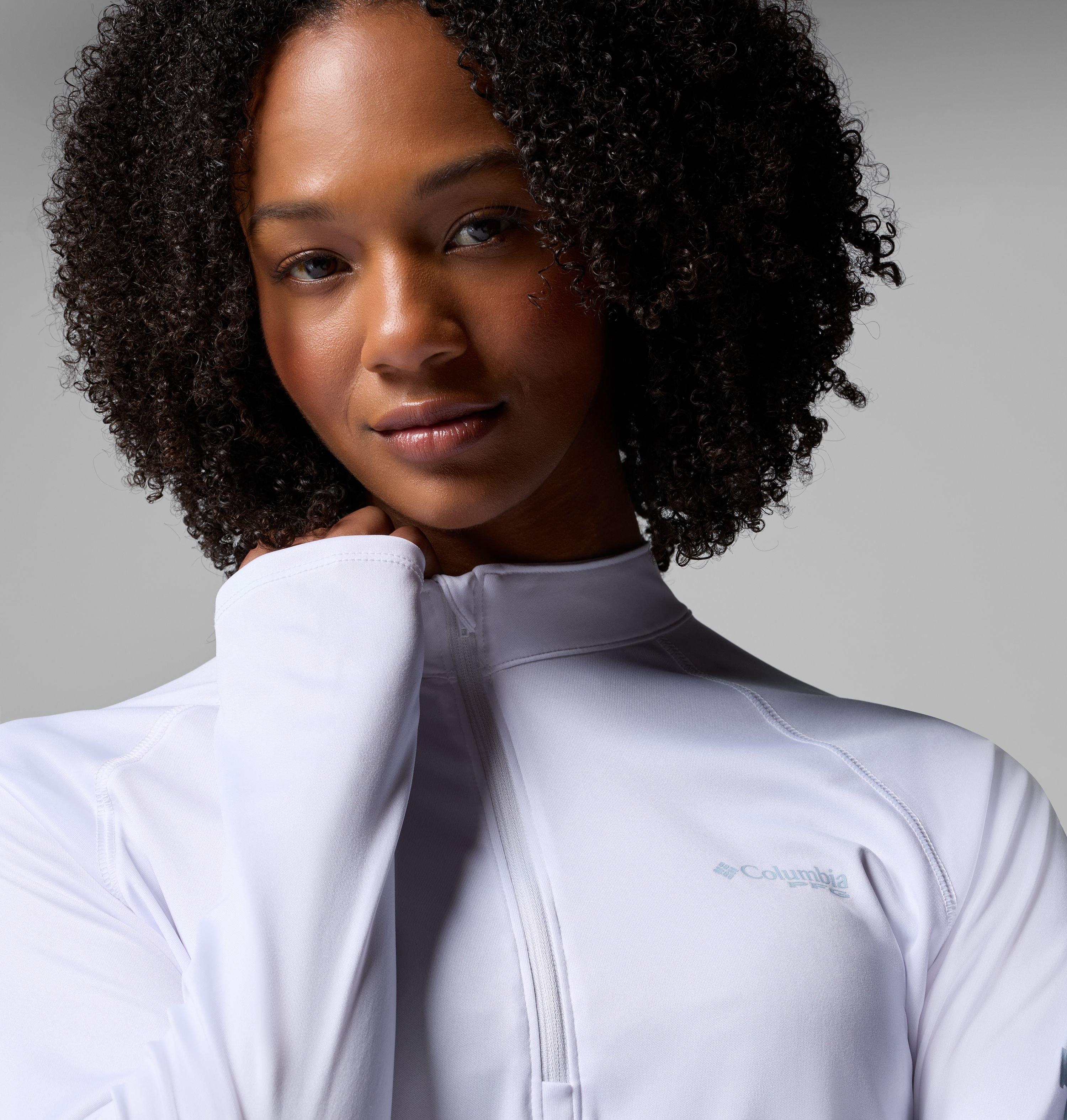 Women's PFG Tidal Tee Quarter Zip Long Sleeve Shirt 5