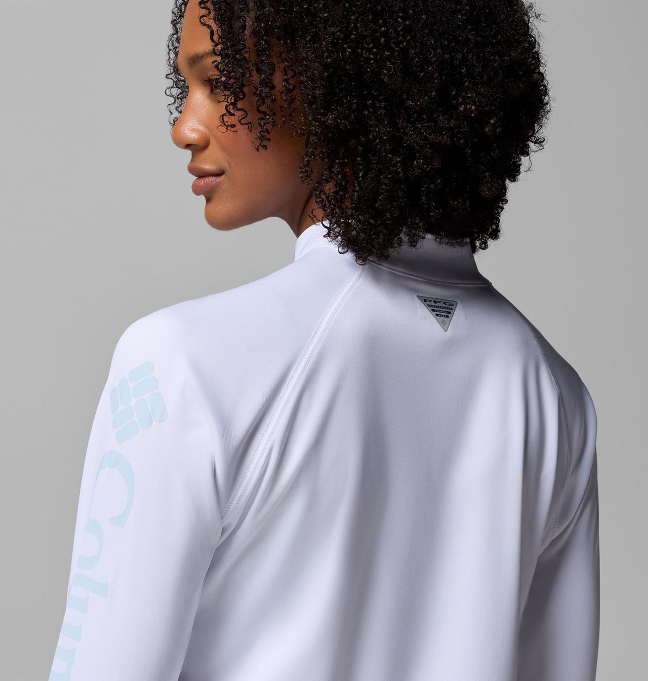 Women's PFG Tidal Tee™ Quarter Zip Long Sleeve Shirt 6