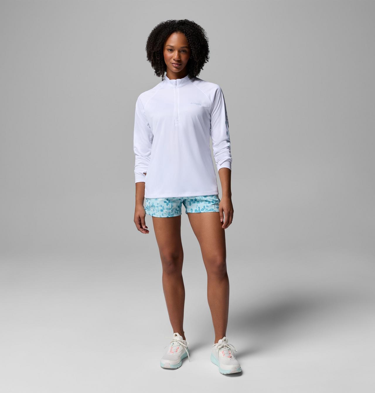 Women's PFG Tidal Tee™ Quarter Zip Long Sleeve Shirt 2