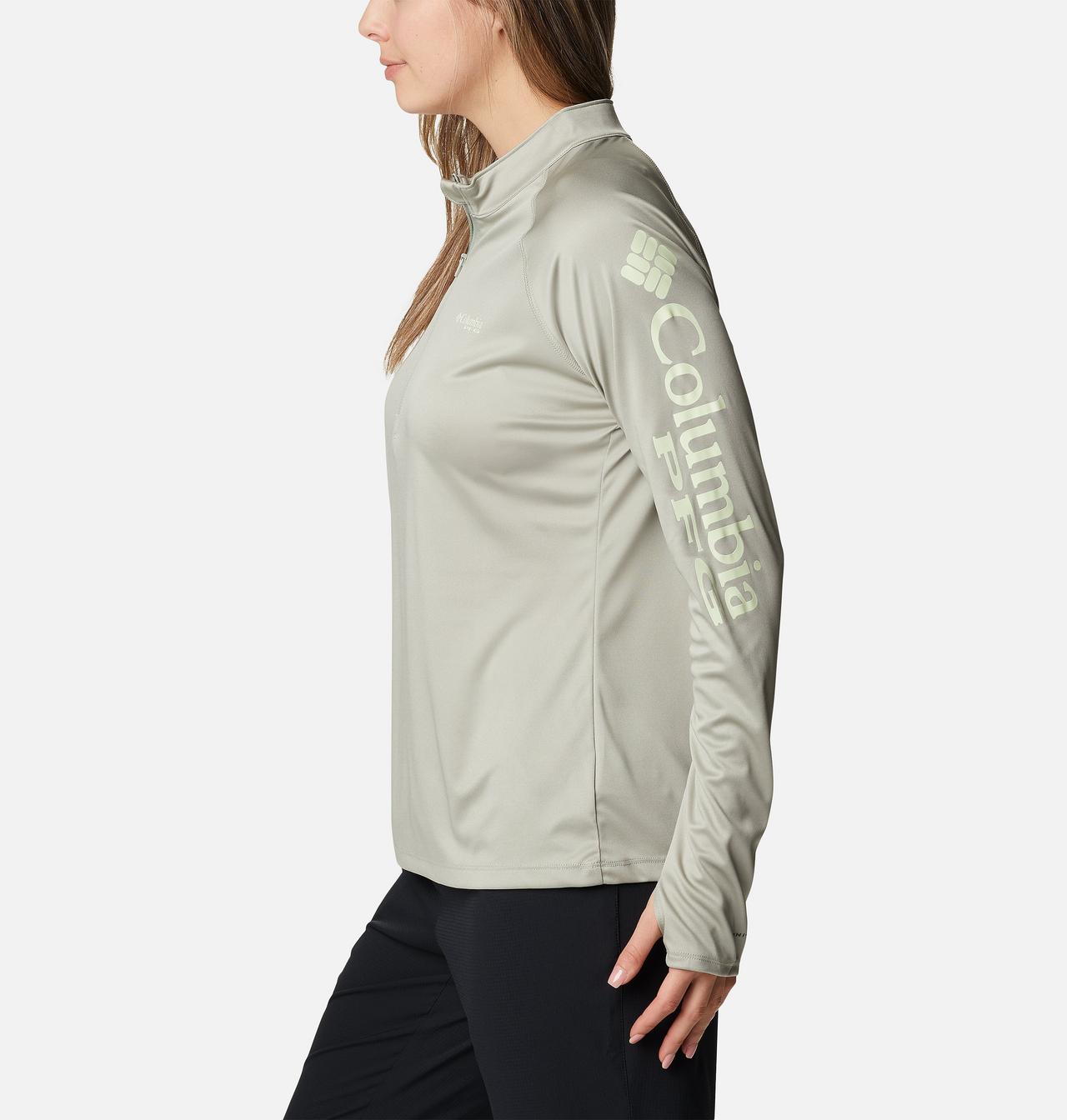 Women's PFG Tidal Tee™ Quarter Zip Long Sleeve Shirt 3
