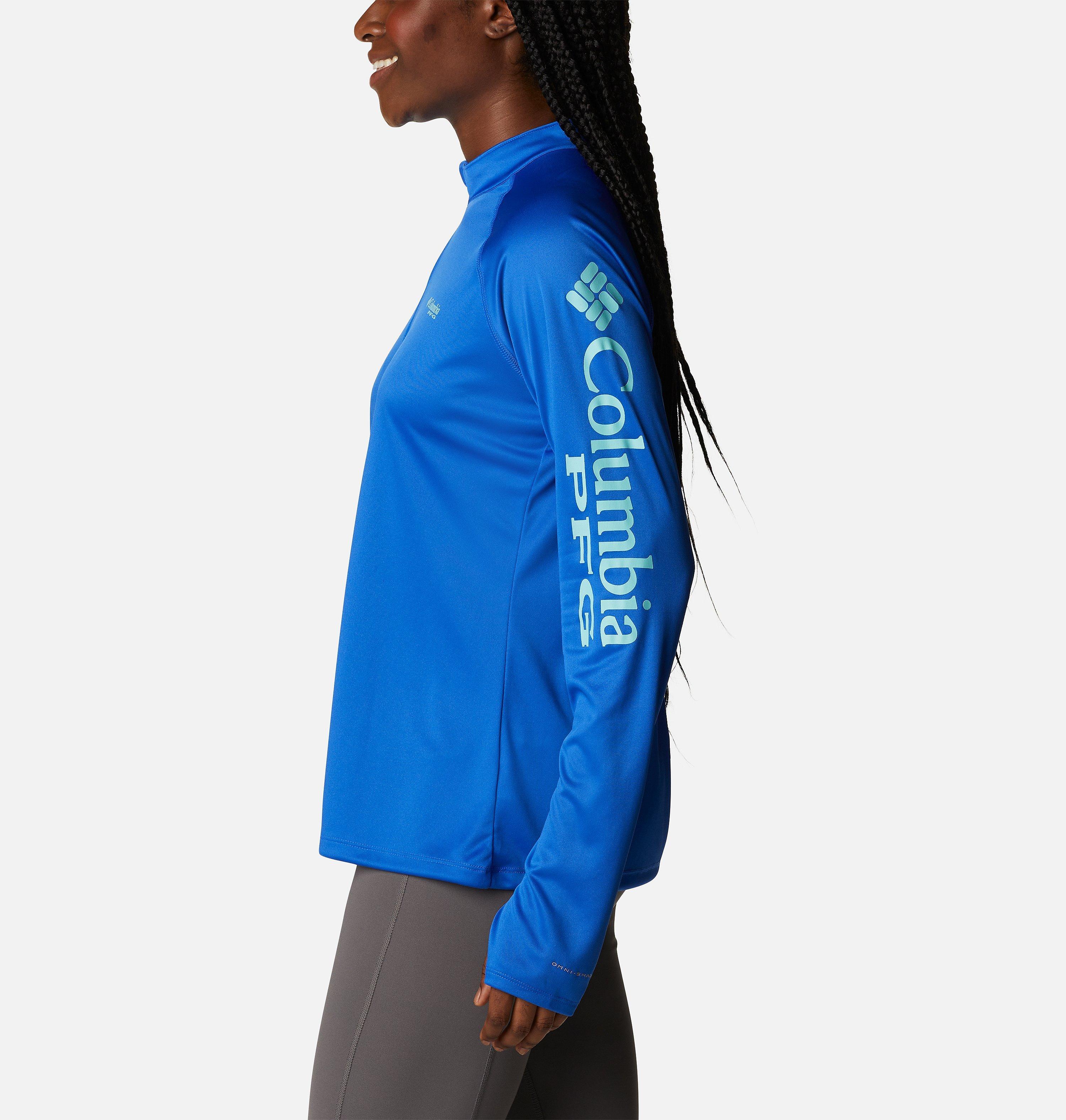 Women's PFG Tidal Tee Quarter Zip Long Sleeve Shirt 3