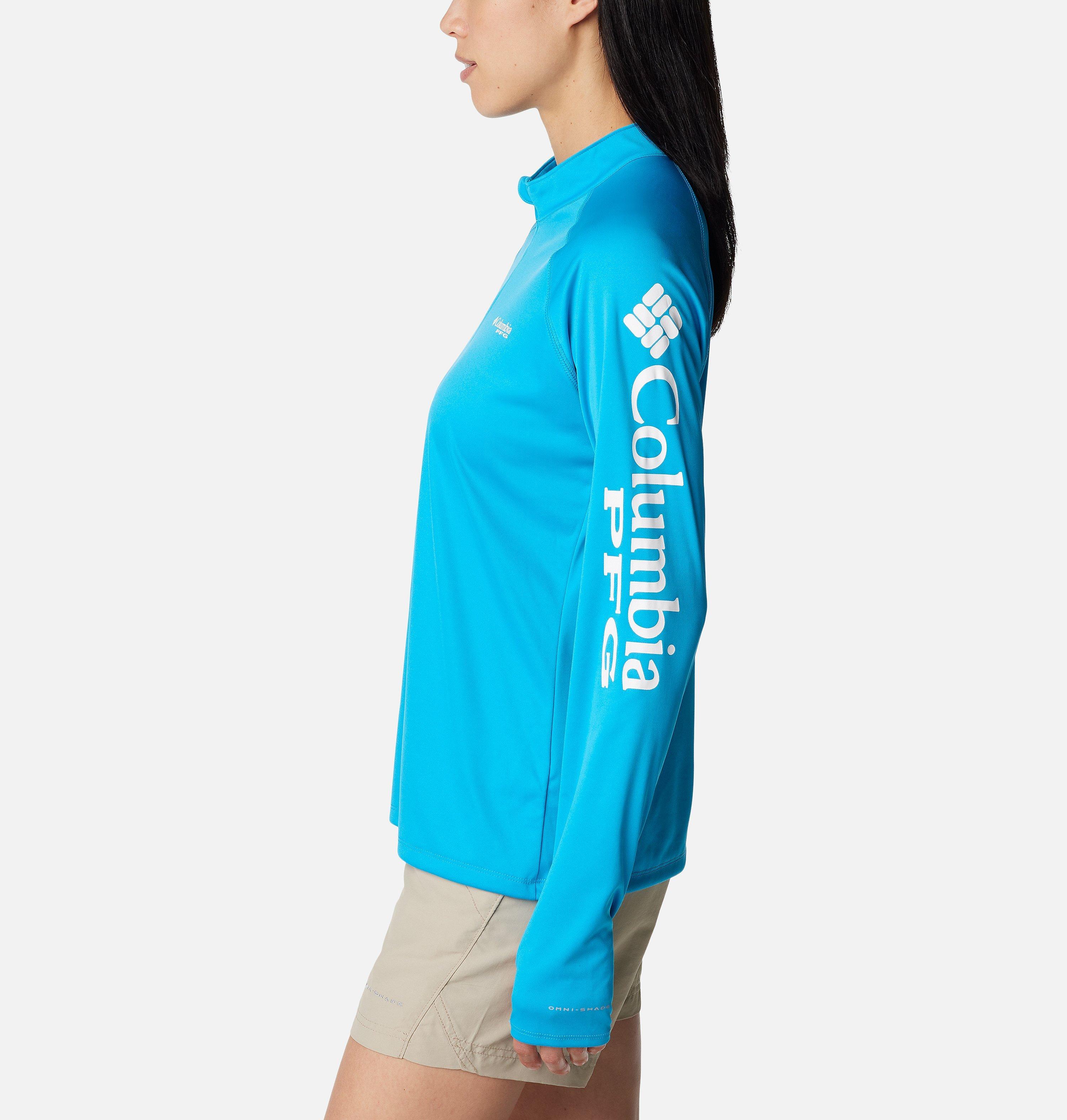 Women's PFG Tidal Tee Quarter Zip Long Sleeve Shirt 3
