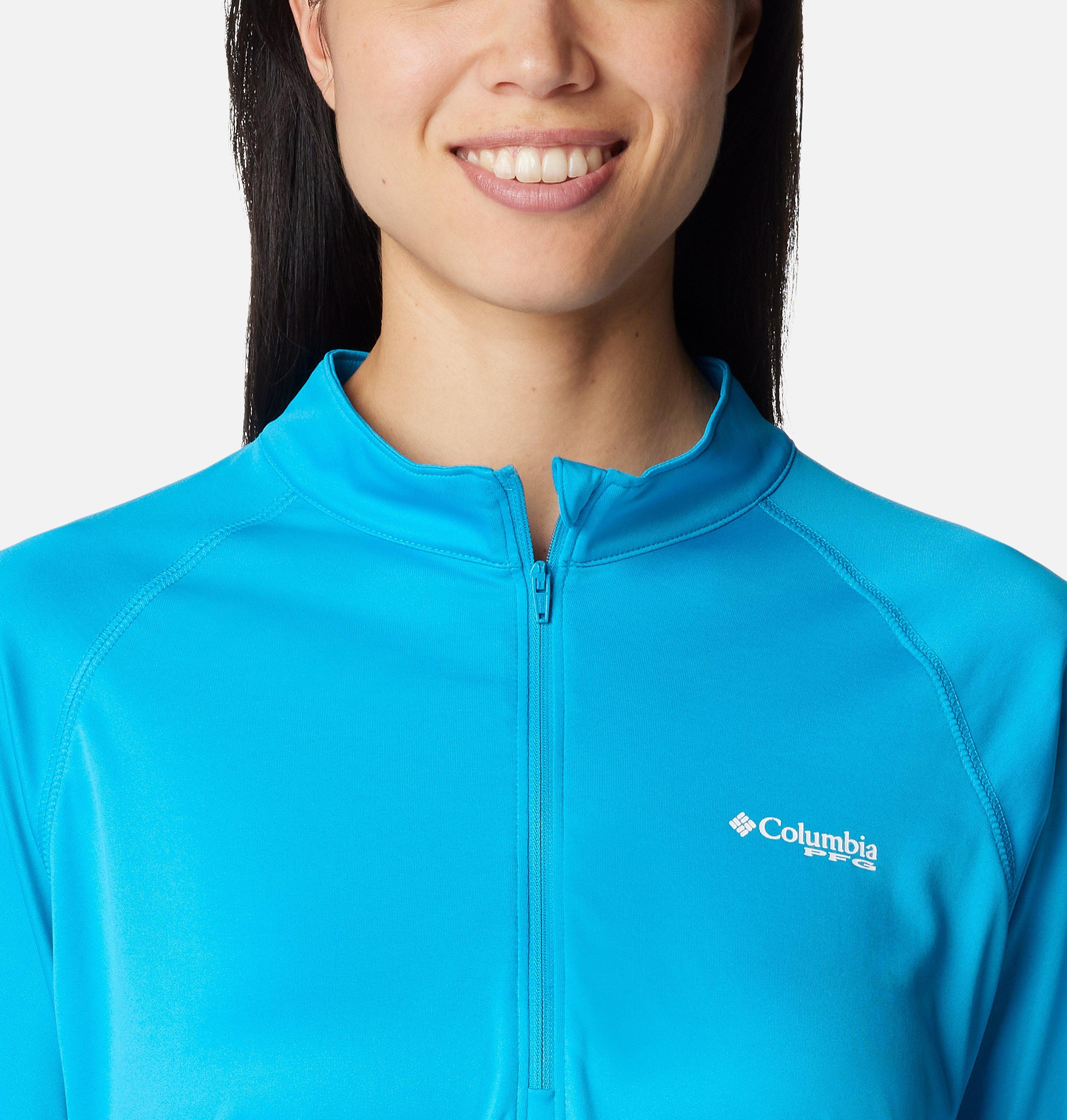 Women's PFG Tidal Tee Quarter Zip Long Sleeve Shirt 7