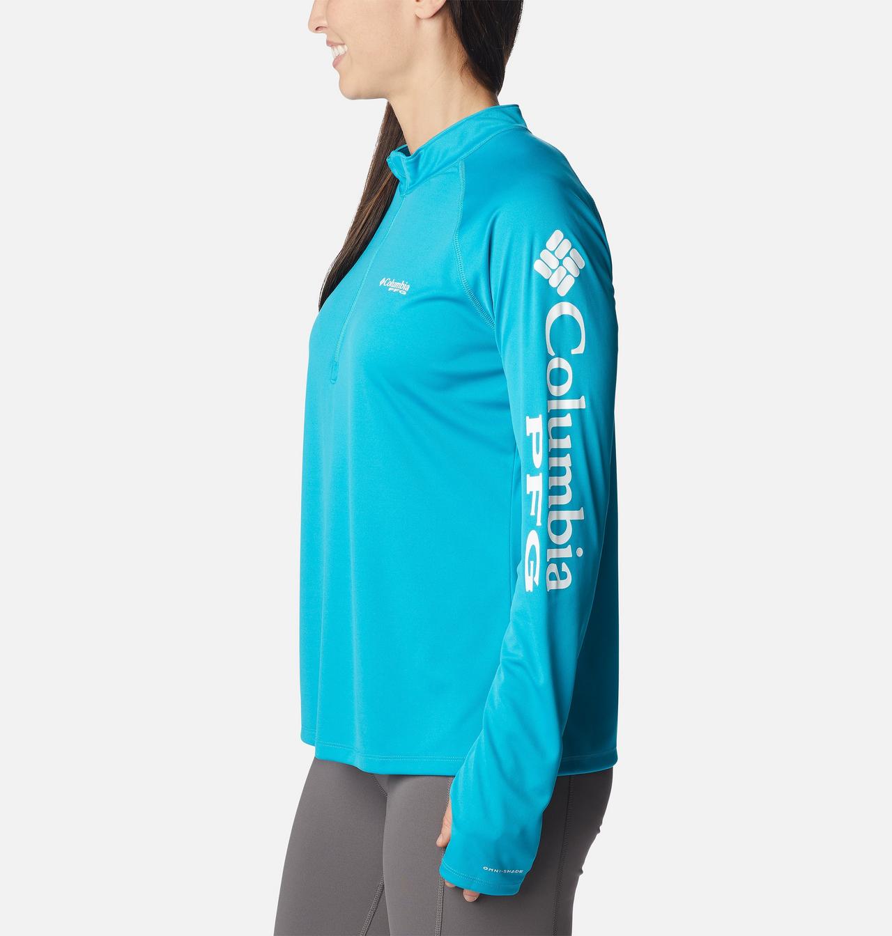 Women's PFG Tidal Tee™ Quarter Zip Long Sleeve Shirt 3