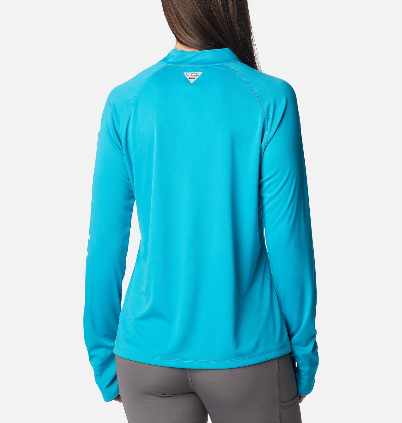 Women's PFG Tidal Tee™ Quarter Zip Long Sleeve Shirt 2